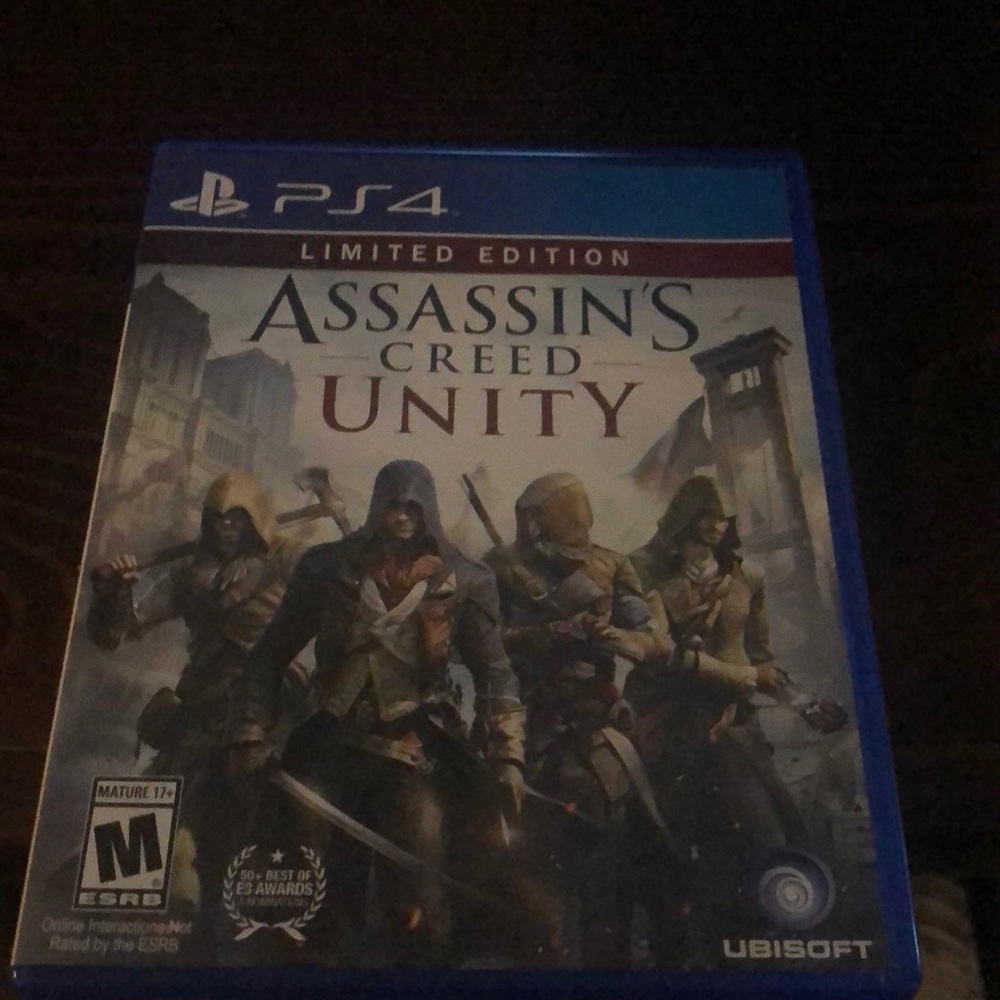 PS4 game, Assassins Creed Unity